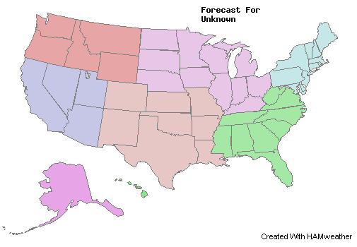 US Forecast Map